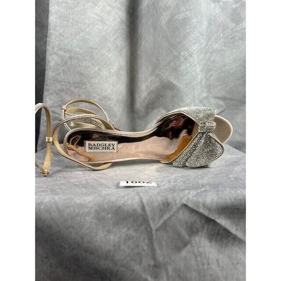 Badgley Mischka Women's Remi Heeled Sandal Size 9.5 Nude $235 - Picture 6 of 6